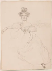 Großherzogin Sophie von Baden mit ihrem Sohn, ca. 1831